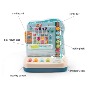 بازی آموزشی رولینگ توپ آبی Roll the ball -اسباب بازی